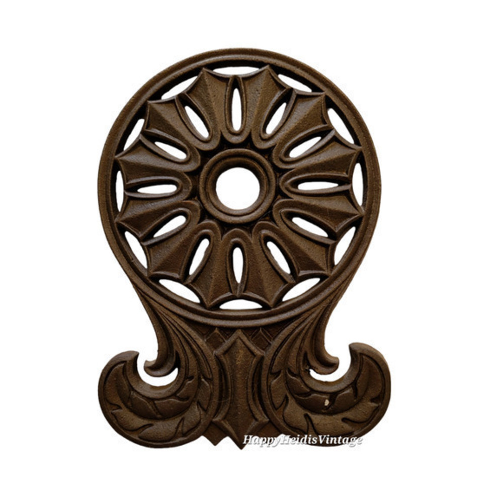 Antique Hopewell Raised Iron Trivet Pot Stand Kitchen Decor‎ Wall Decor